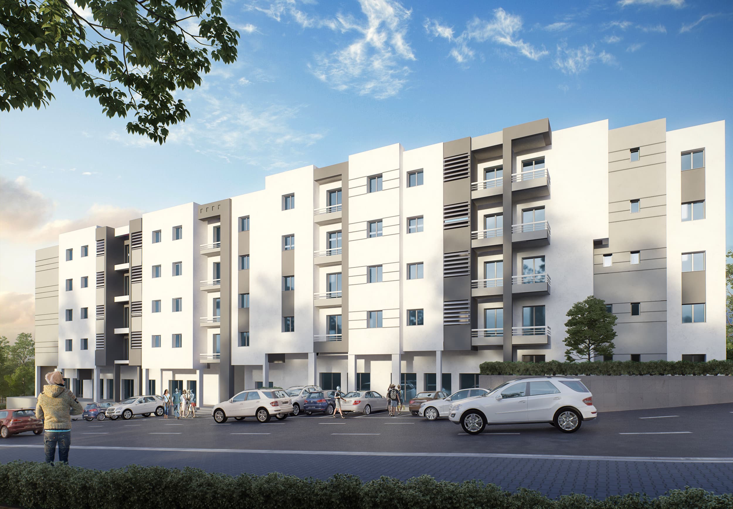 "VAGA 1" Residence R+4 — 59 Apartments + 8 Retail Units